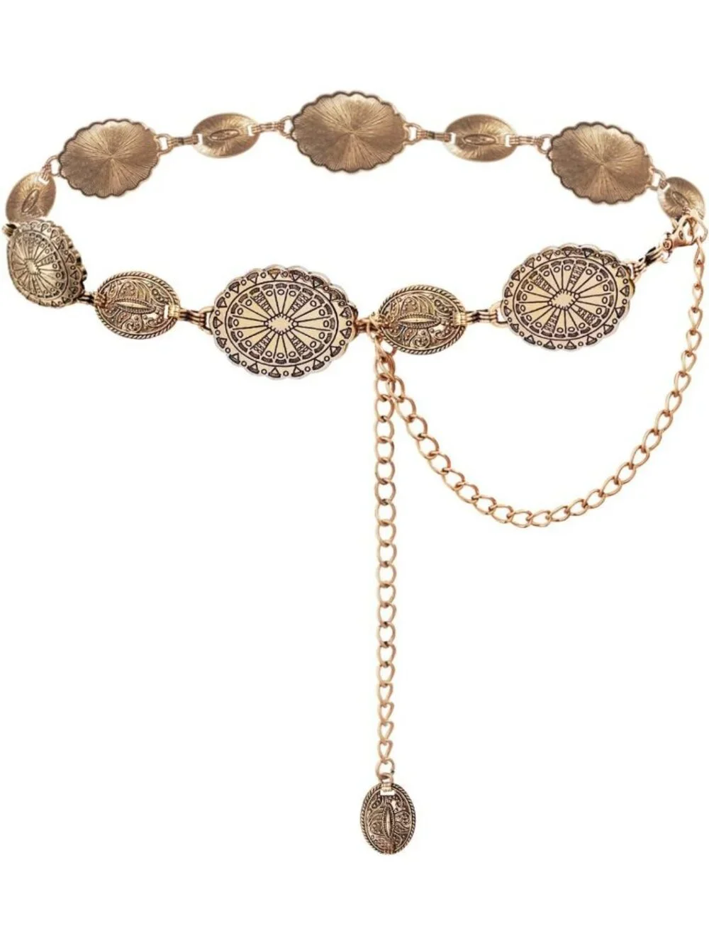 Stylish Western Metal Concho Belt for Women - Perfect for Cowgirl Outfits